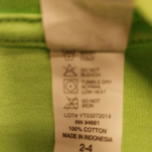 GIRLS MINT GREEN SHORT SLEEVE T SHIRT - Picture 4 of 4